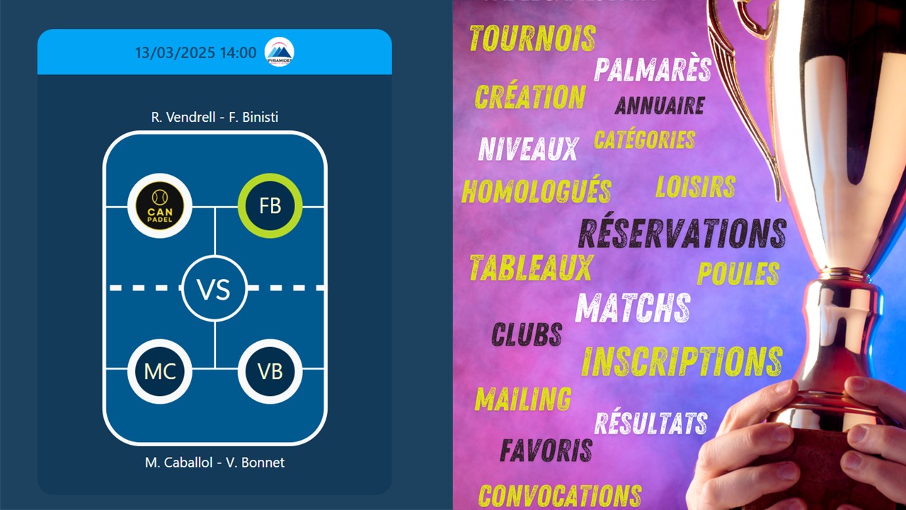 Appli FOCUS PADEL : nouveaux modules, nouveaux services !