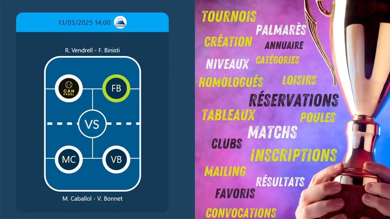 Appli FOCUS PADEL : nouveaux modules, nouveaux services !