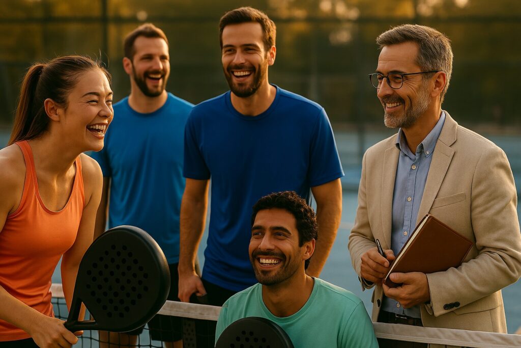 Le padel, ce remède inattendu contre les coups durs professionnels psy