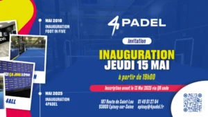 4PADEL Épinay öppnar sina dörrar: vi ses den 15 maj
