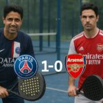 nasser arteta psg arsenal padel ligue des champions
