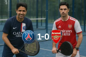 Nasser Arteta PSG Arsenal Padel Champions League