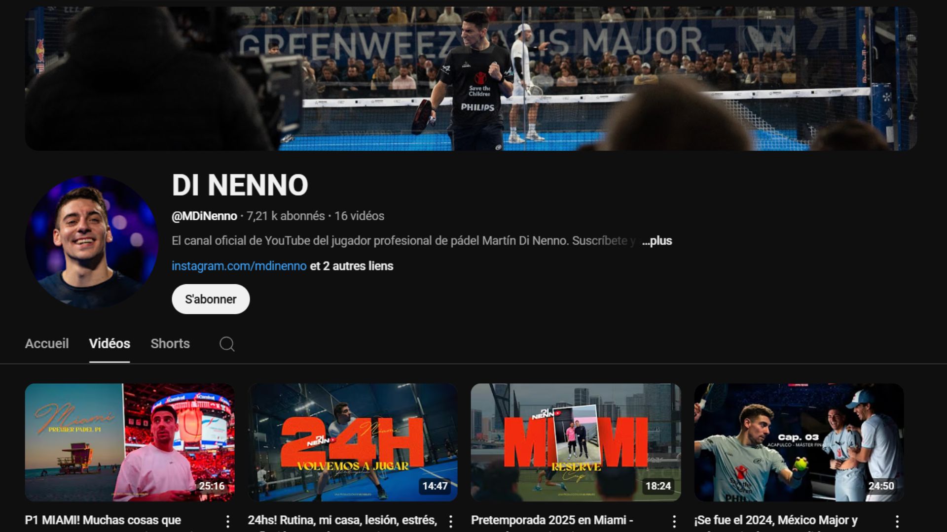 Di Nenno youtube