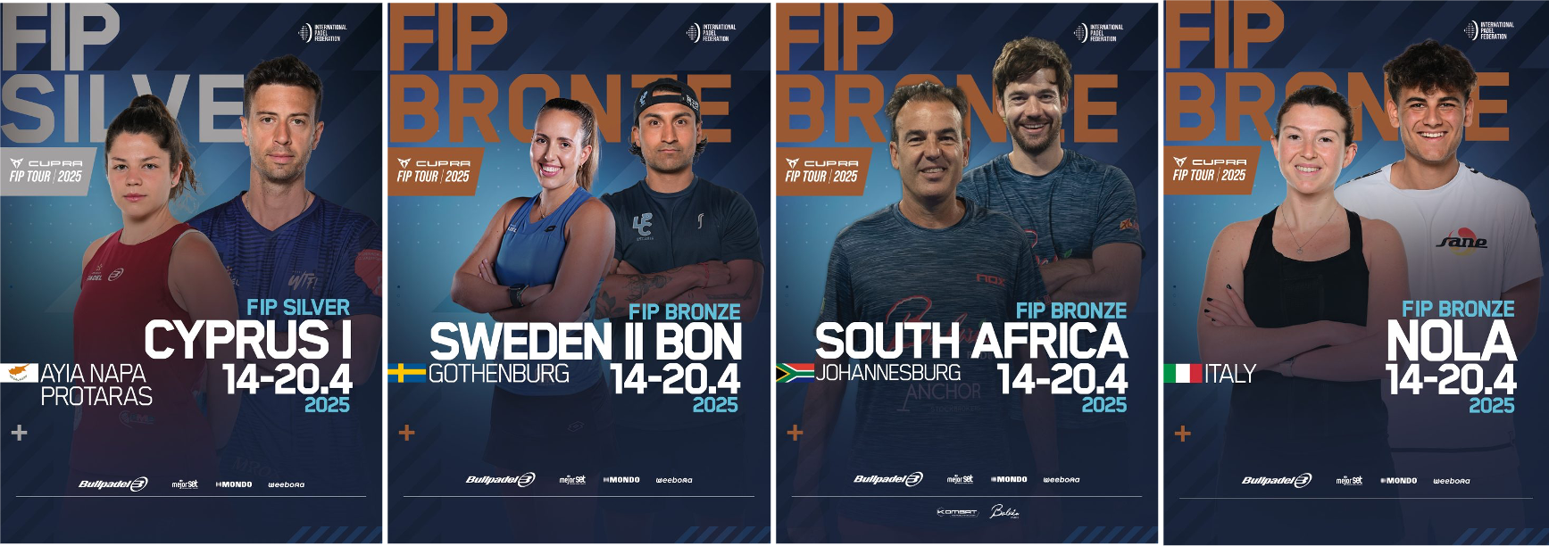 5 FIP tournaments this weekend: many French players are taking to the track!