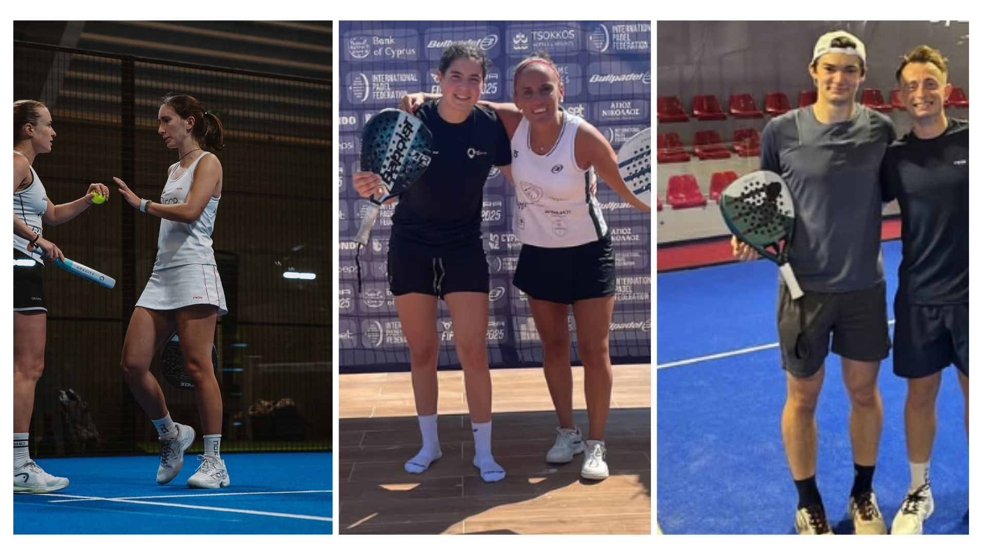 FIP Tour - La surprise Seux / Courrin à Nola, Soubrié / Bahurel et Touly / Dominguez en route vers la finale à Chypre