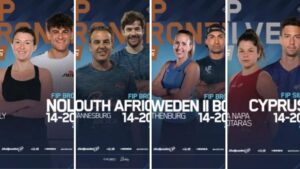 FIP Tour - Los franceses competirán en los cuartos de final en Nola, Gotemburgo, Chipre y Johannesburgo.