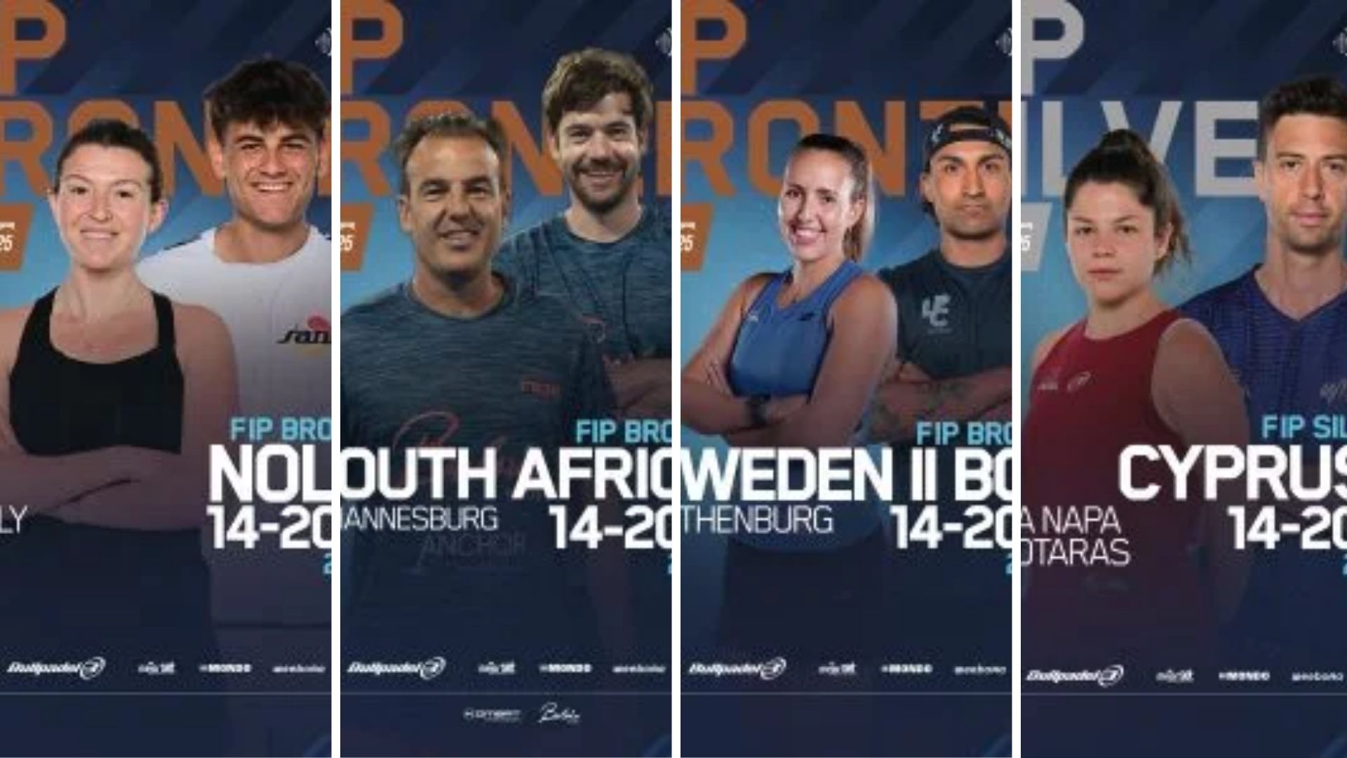 FIP Tour - Les Français au rendez-vous des quarts à Nola, Gothenburg, Chypre et Johannesburg