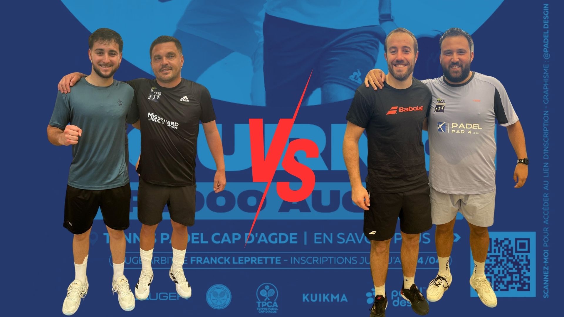Où voir la finale du P1000 Augefi / Mendelec - Cap d'Agde ?