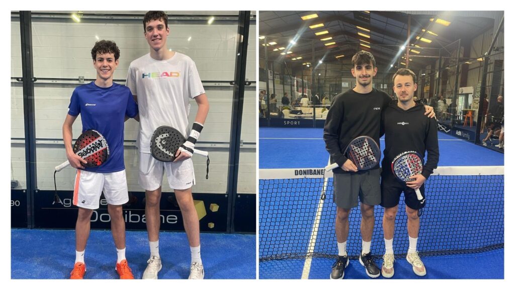 P1500 Central Padel Club - Garcia / Robert vs Guy de Chamisso / Basso : la jeunesse prend le pouvoir en finale