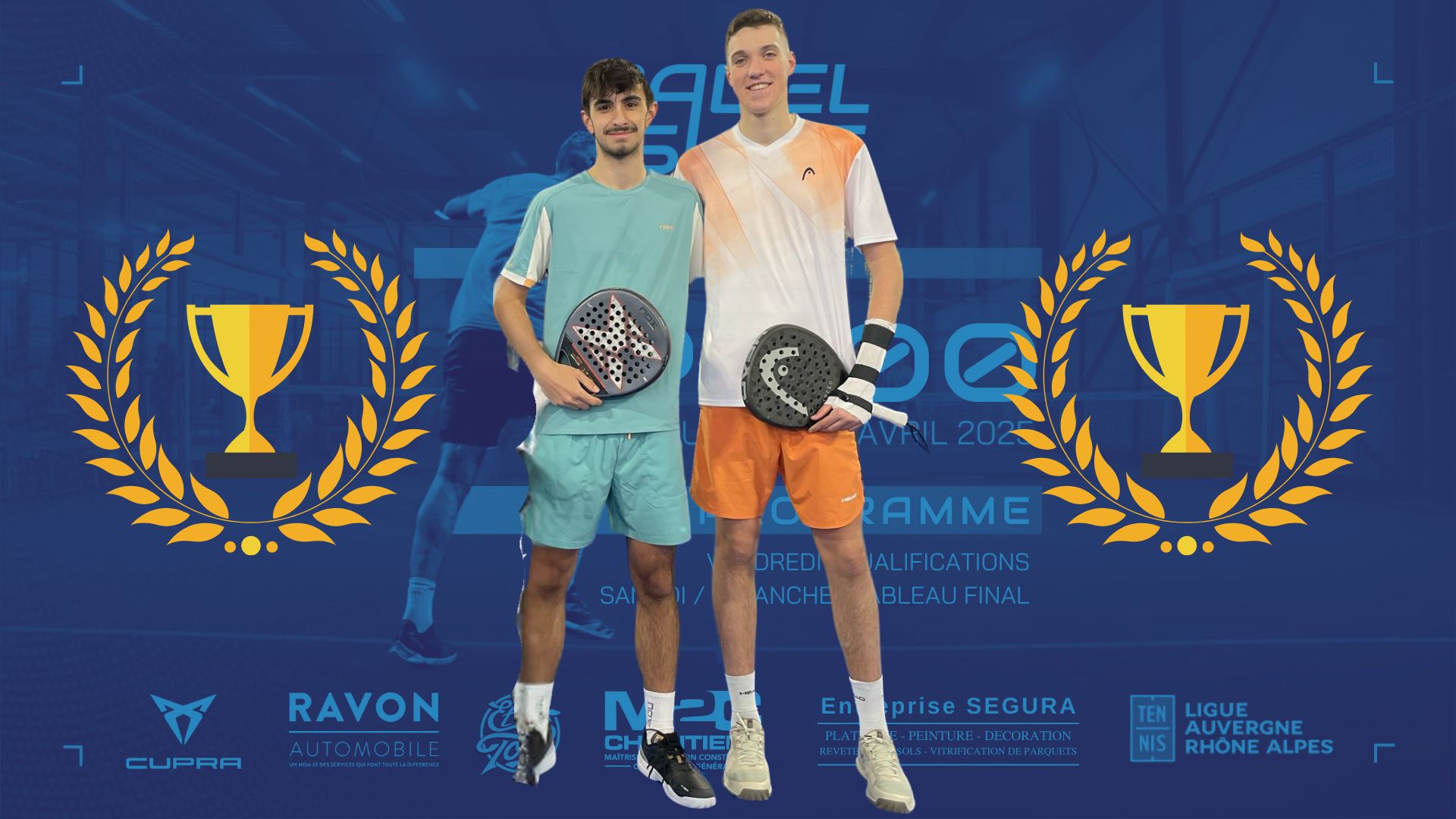 P1500 PadelShot Saint-Étienne - Basso et Robert triomphent au bout du suspense en finale