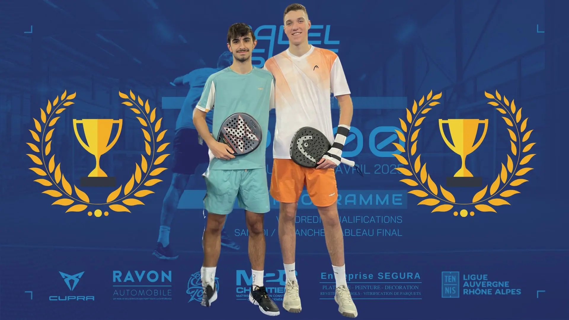P1500 PadelShot Saint-Étienne - Basso et Robert triomphent au bout du suspense en finale