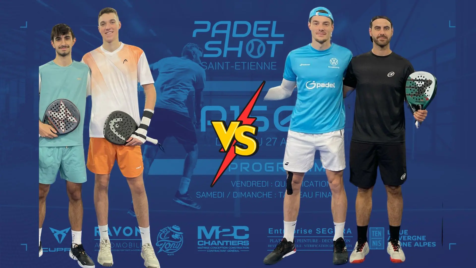 P1500 PadelShot Saint-Etienne - Les outsiders se hissent en finale