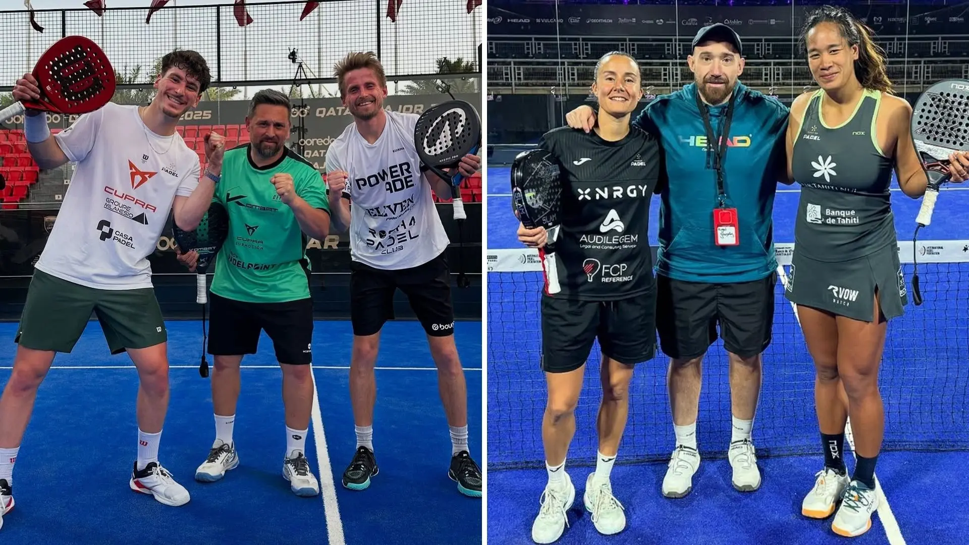 Qatar Major – Carton plein pour Leygue / Geens et Godallier / Bellver