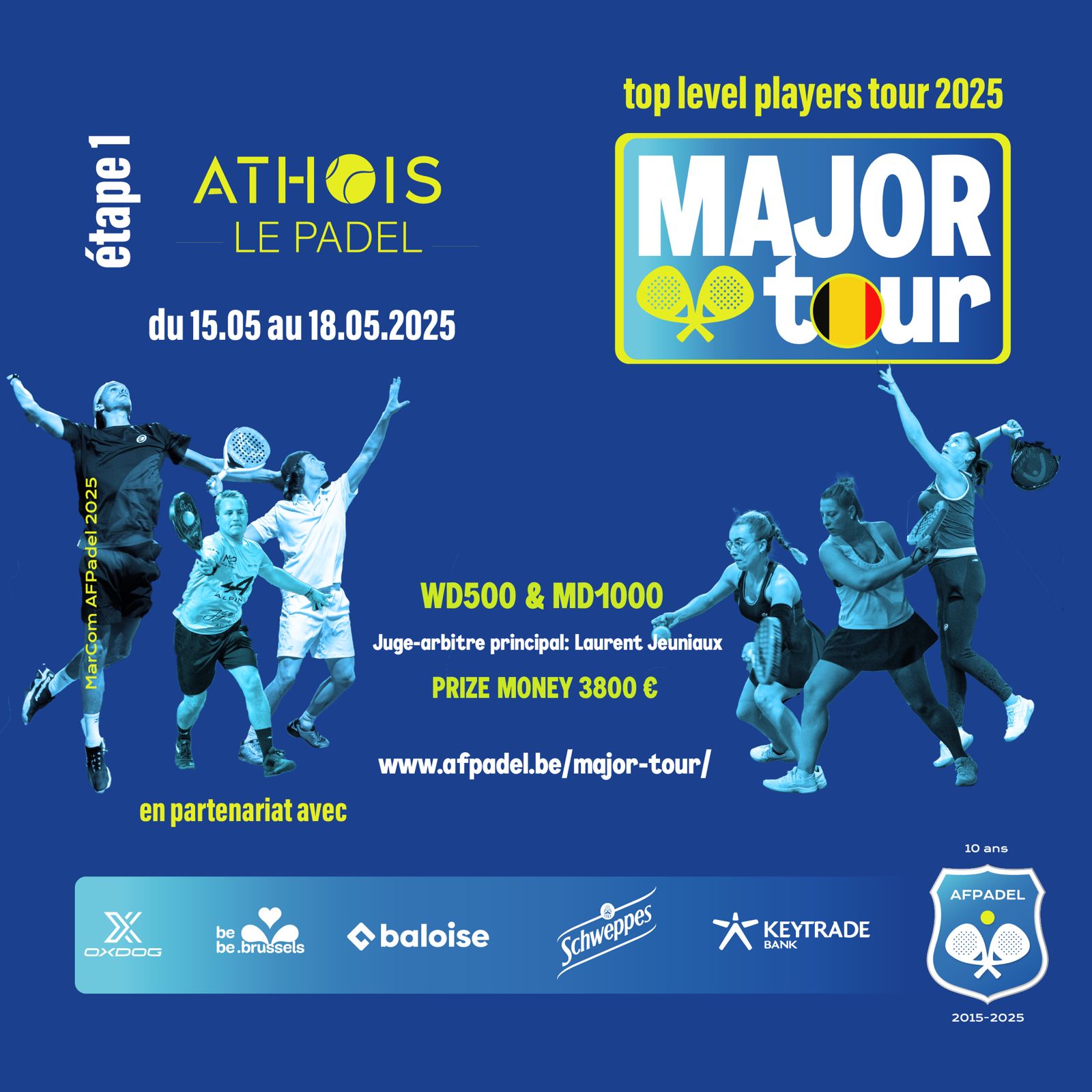 AFPadel Major Ritorna il tour: 5 tappe per una terza stagione esplosiva! | Padel Magazine AFPadel Major Ritorna il tour: 5 tappe per una terza stagione esplosiva!