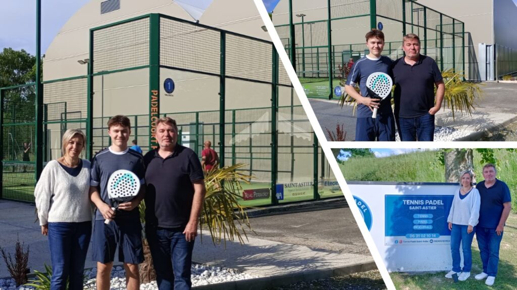 Famille pillon padel astier