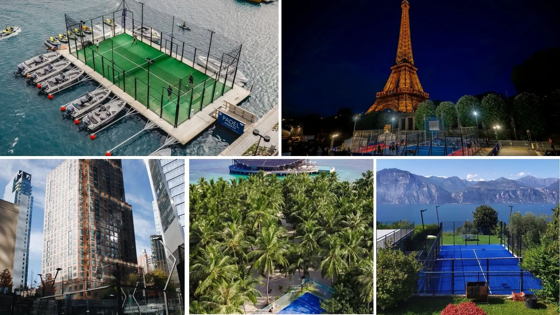 Notre top 5 des plus beaux terrains de padel au monde