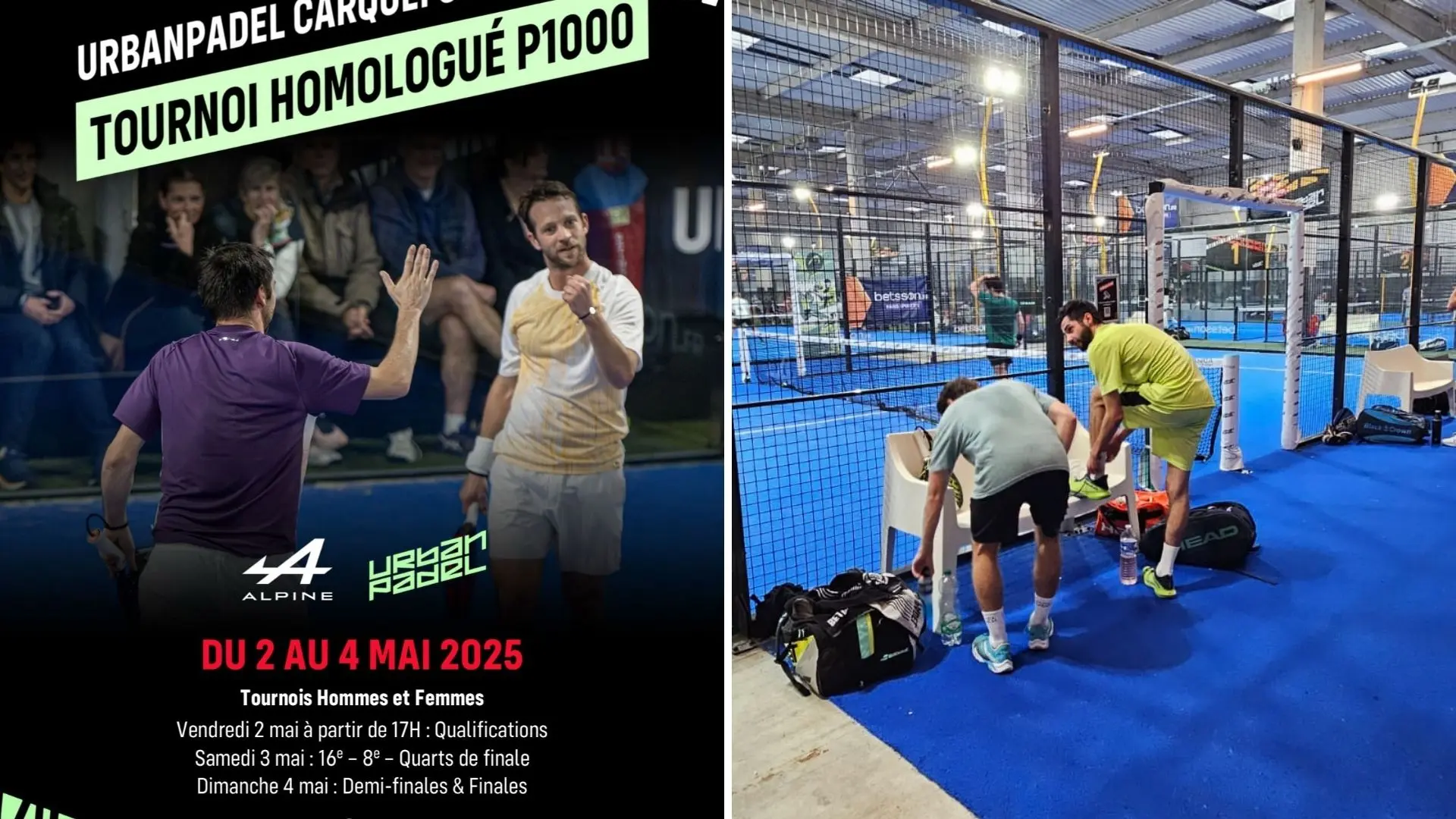 Où voir les demi-finales du P1000 UrbanPadel Carquefou ?