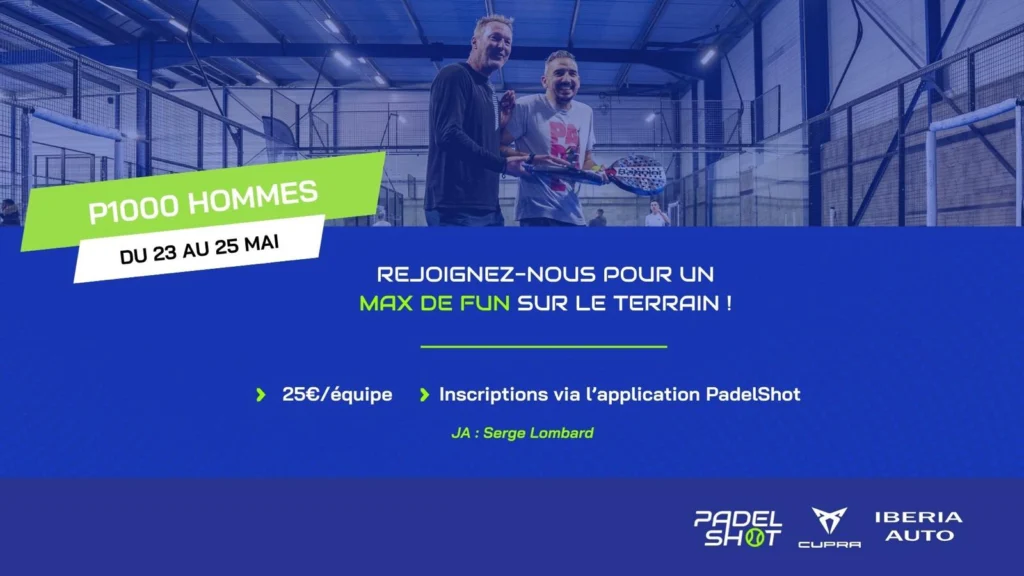 P1000 messieurs PadelShot Metz