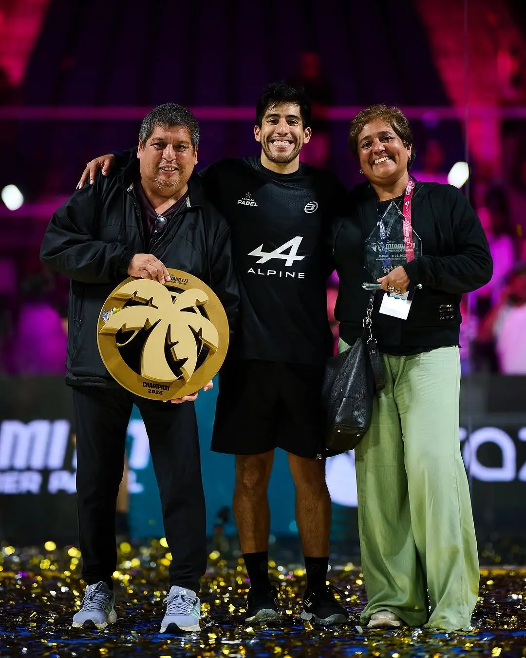 image | Padel Magazine chingotto et ses parents