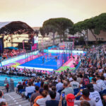Tribunes pleines du BullPadel Show de Juan les Pins