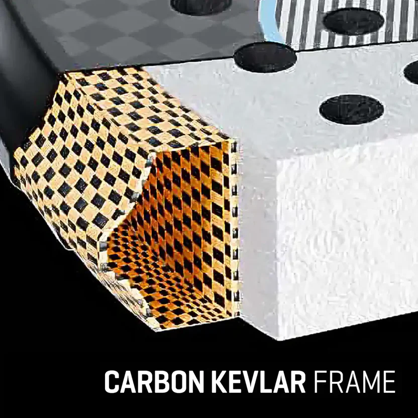 Carbon Kevlar Frame | Padel Magazine frame van koolstofkevlar