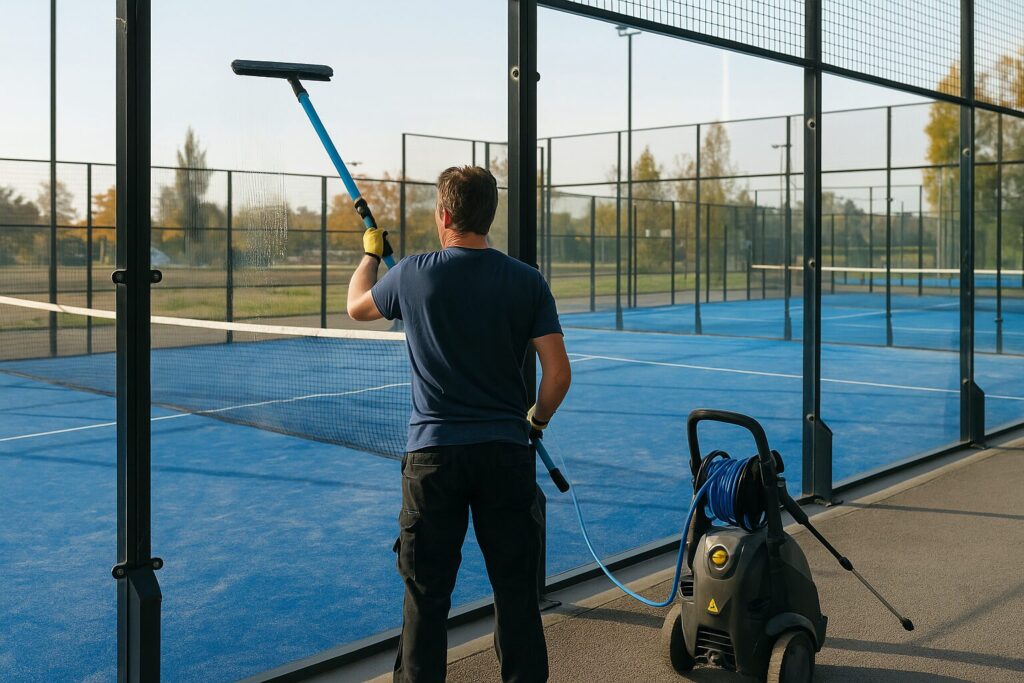 Finestre, grate, pali: grande pulizia sui campi da padel | Padel Magazine Finestre, grate, pali: grande pulizia sui campi da padel
