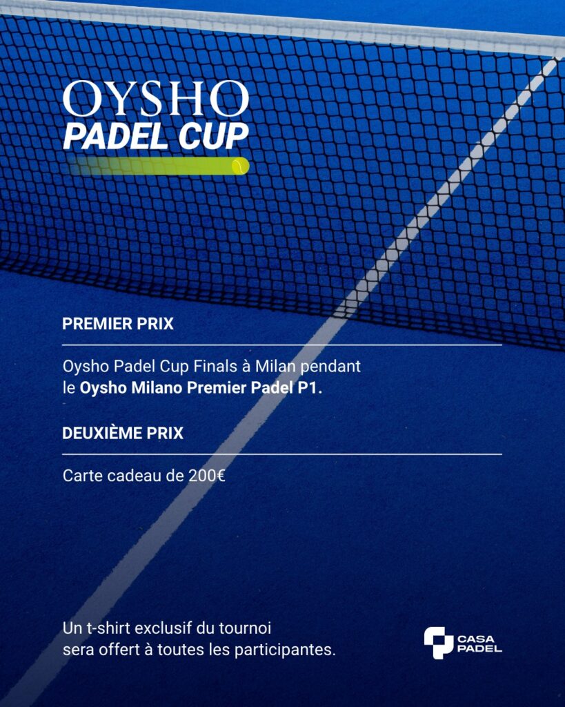 Oysho Padel 杯 - Casa 的免费女子 P500 Padel Asnières| Padel Magazine Oysho Padel 杯 - Casa 的免费女子 P500 Padel 阿涅尔