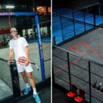 Juan Lebrón ya tiene su propia pista de pádel personalizada