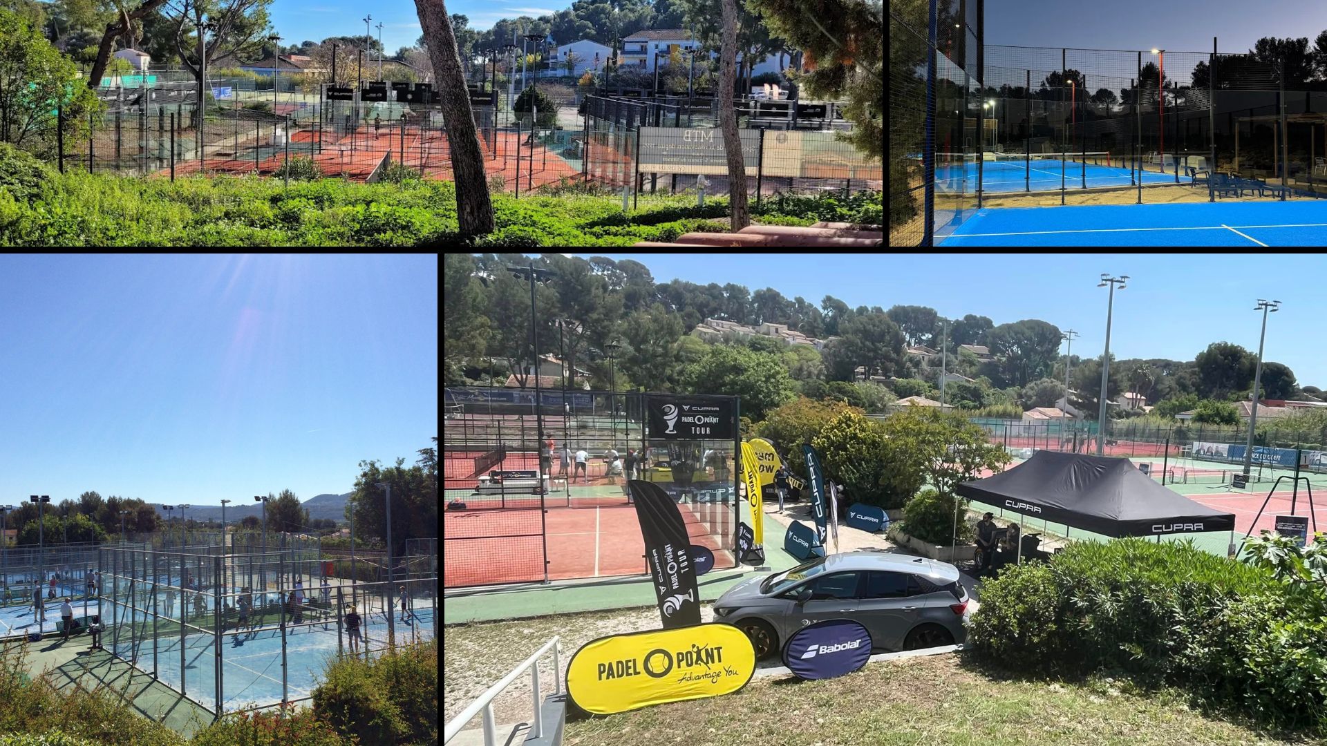 Les 15 clubs partenaires de padel proche de Marseille