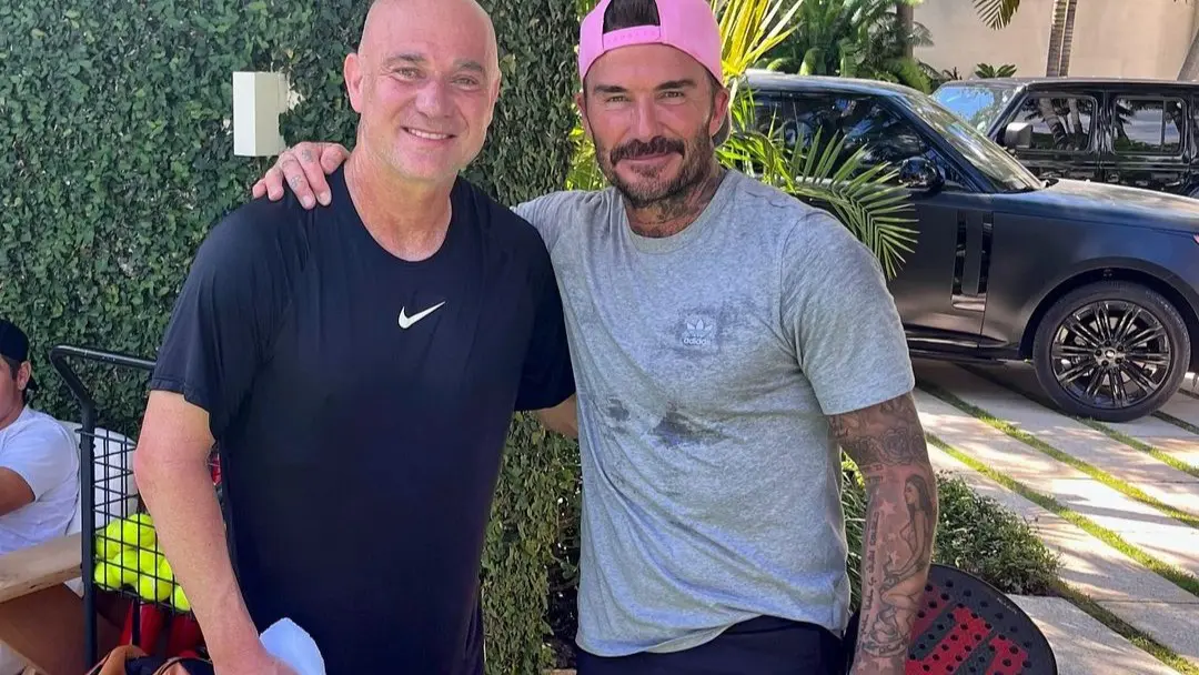 Andre Agassi David Beckham
