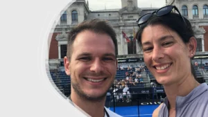Alex prévert et laura buteau « Jouer Premier Padel sans points et sans argent » les coulisses du padel professionnel