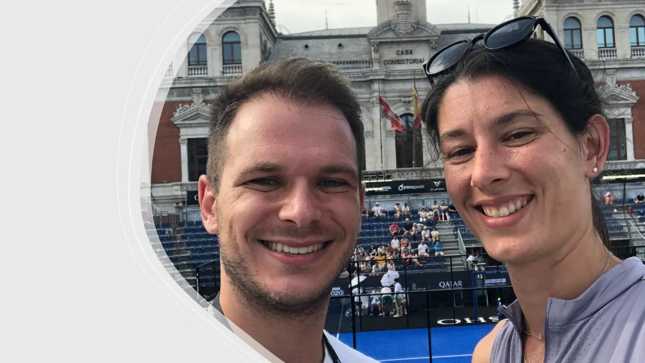 Alex prévert et laura buteau « Jouer Premier Padel sans points et sans argent » les coulisses du padel professionnel