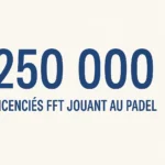 Avec la licence "multi-raquettes", on atteint les 250 000 joueurs de padel réguliers