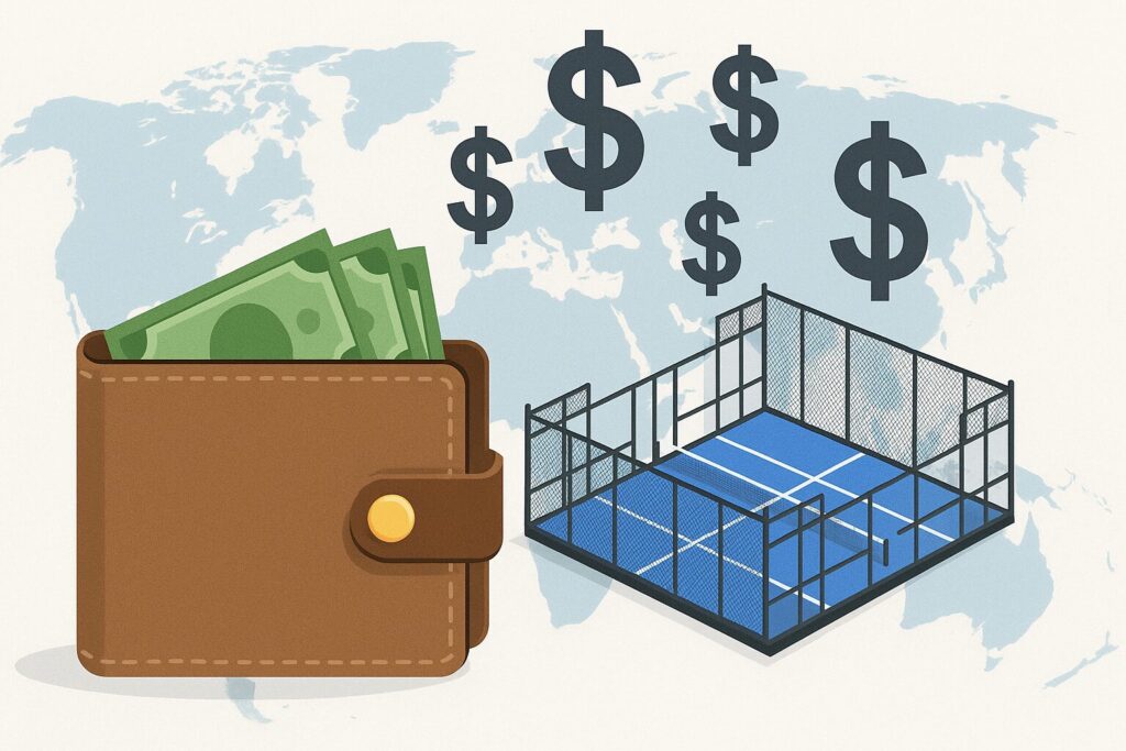Où le padel est-il le plus cher ? Le classement des pays aux tarifs les plus élevés