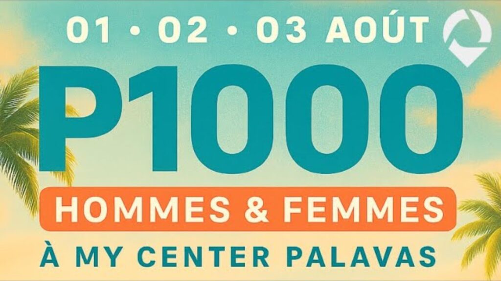 Gros week-end à My Center Palavas avec deux gros P1000 au programme