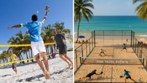 beach padel plage
