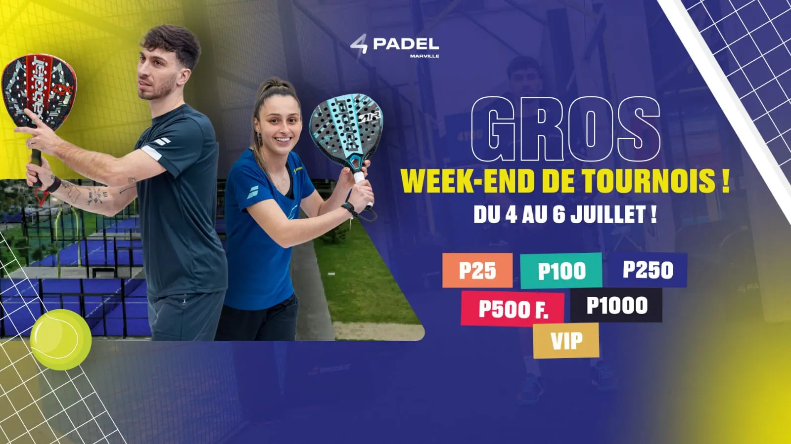 4padel Marville P1000