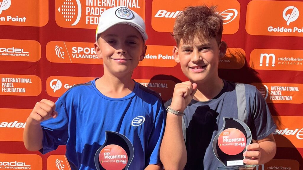 Après un beau parcours, Lino Meireles et Lenzo Barreteau s’inclinent en finale du FIP Promises U12 Belgique