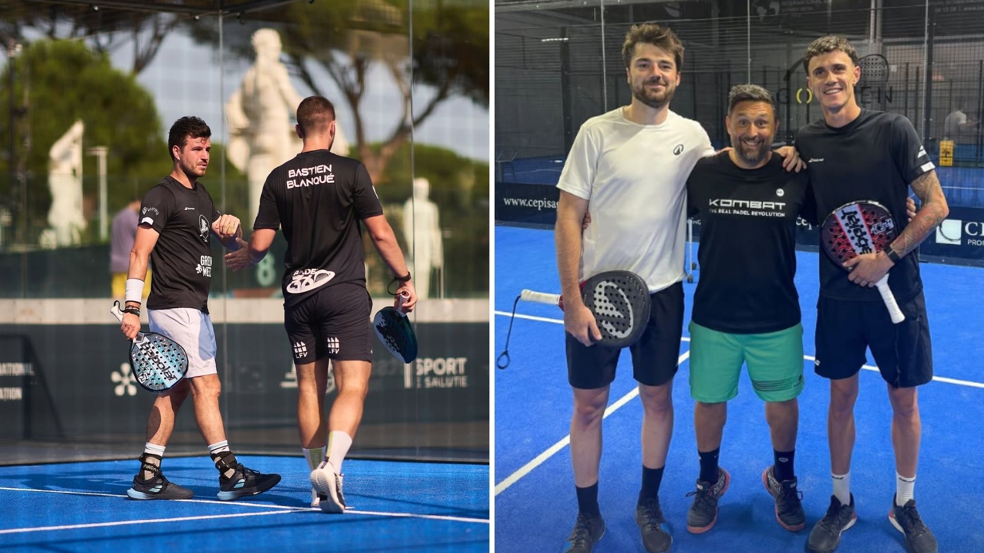 Bergeron / Blanqué et Guichard / Graziotti lancent leur campagne qualificative au Madrid P1