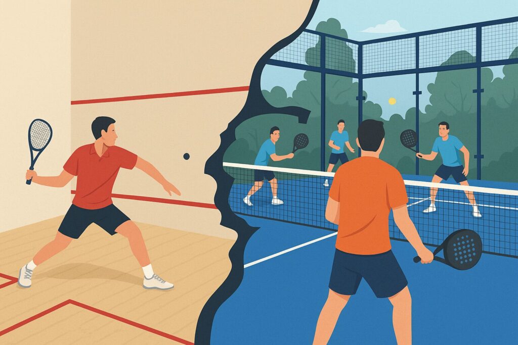 Le padel grignote du terrain : en Irlande comme en France, le squash recule | Padel Magazine Le padel grignote du terrain : en Irlande comme en France, le squash recule