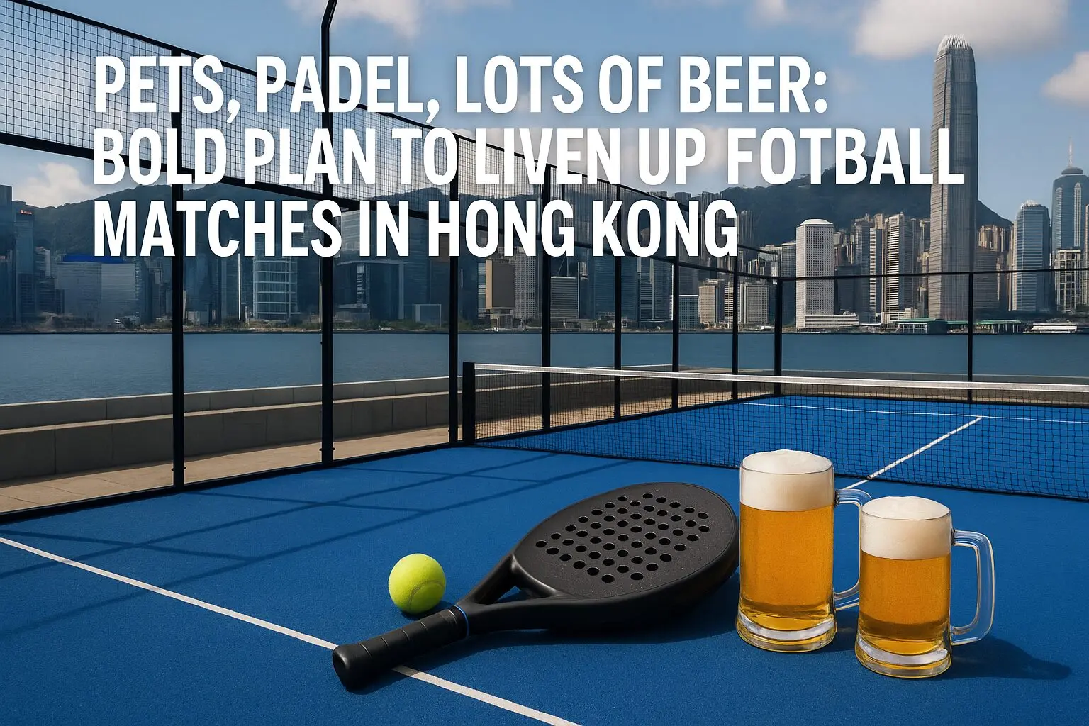 Vi känner att padel infiltrerar överallt... till och med i Hongkong!