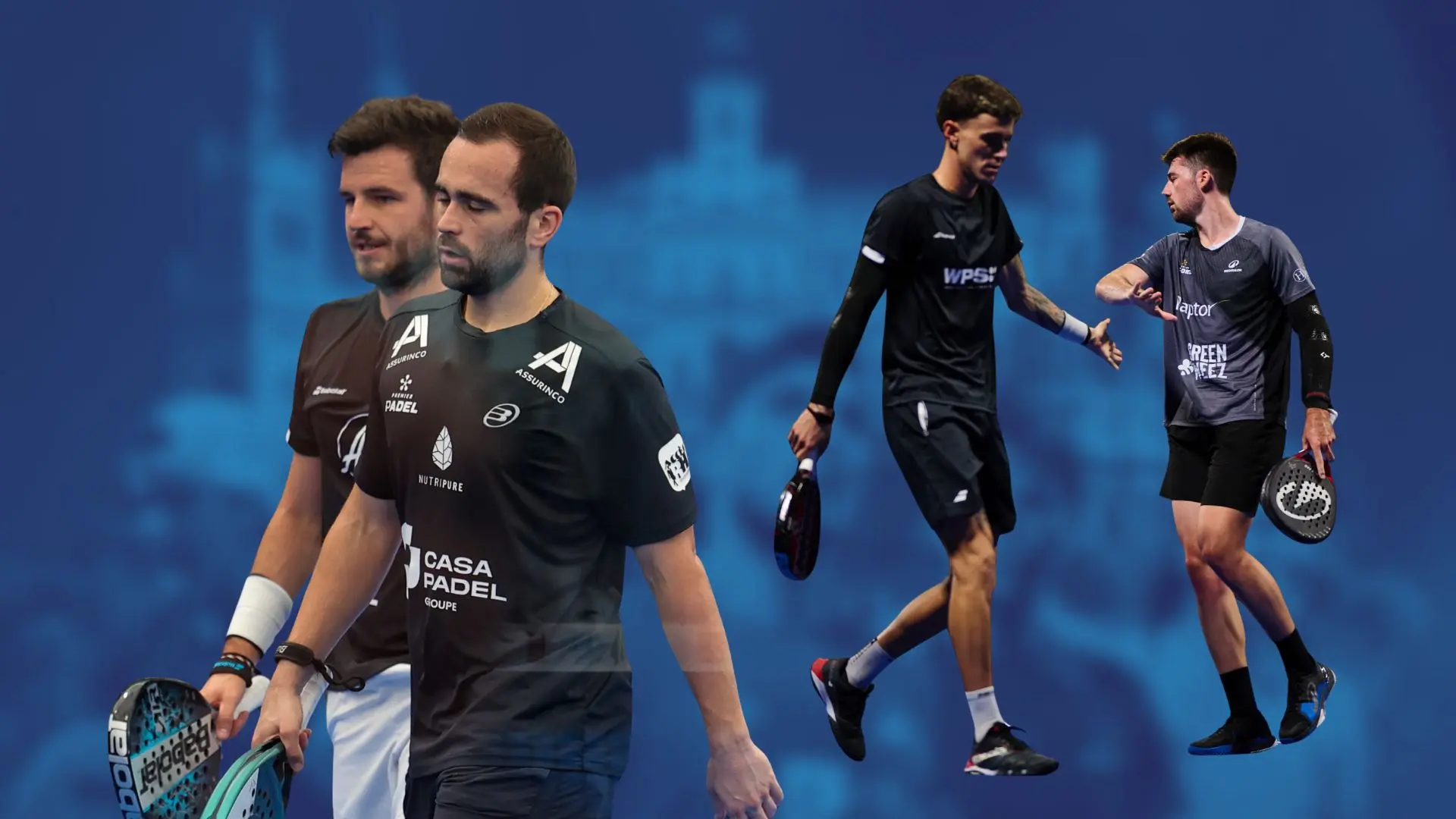 Guichard / Graziotti et Bergeron / Blanqué battus d’entrée au Madrid P1