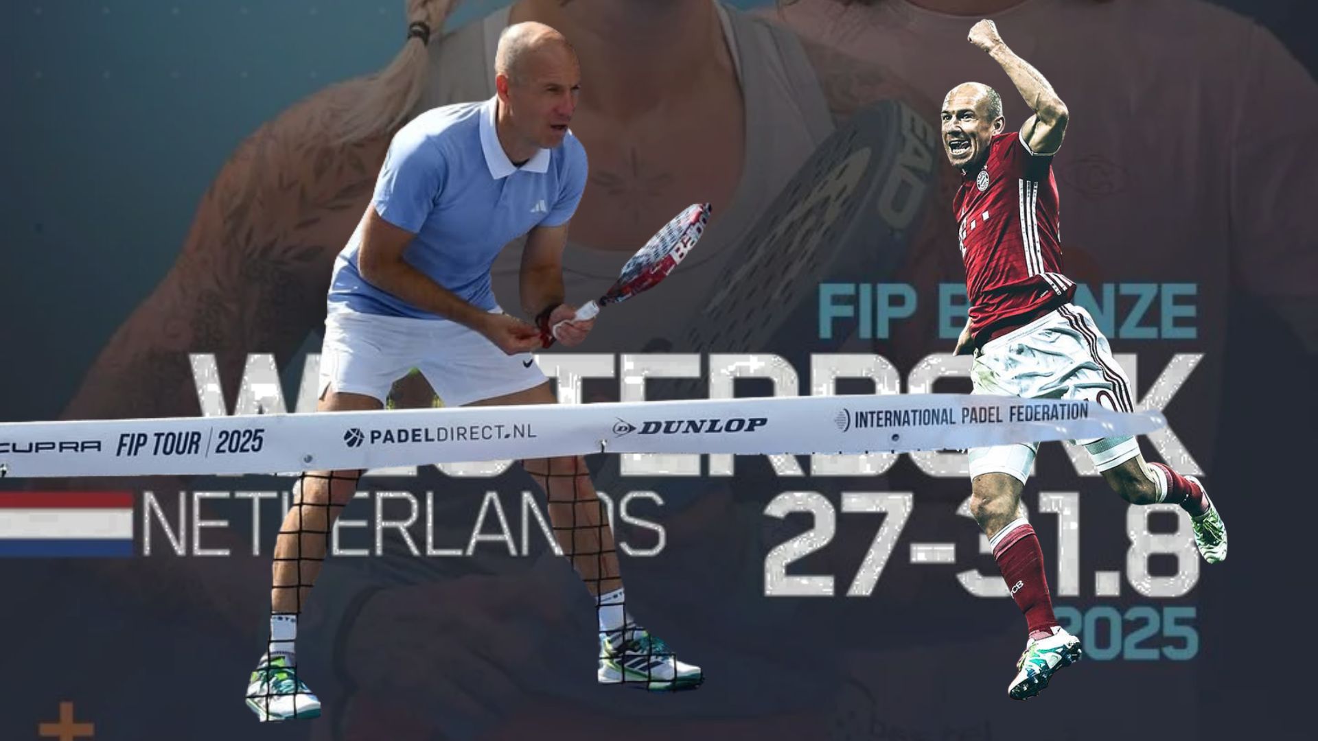 Arjen Robben, qualifié pour un tableau principal international… en padel ! | Padel Magazine Arjen Robben, qualifié pour un tableau principal international… en padel !