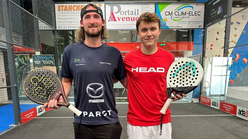 Dufour pillon vainqueur p1000 agen Padel club