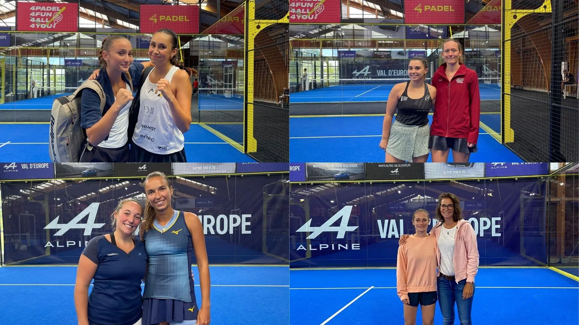 P1500 Dames 4PADEL Vaires-Torcy : les favorites répondent présentes, place aux demi-finales