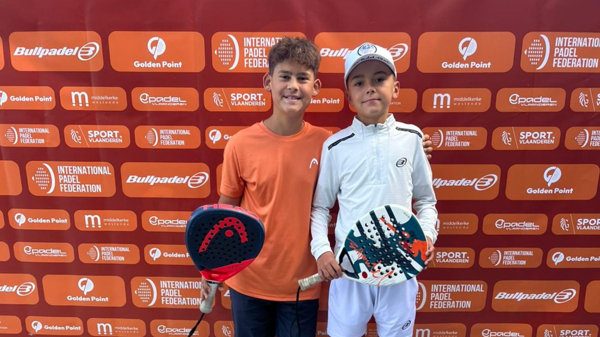 Lino Meireles et Lenzo Barreteau en finale du FIP Promises Belgique U12