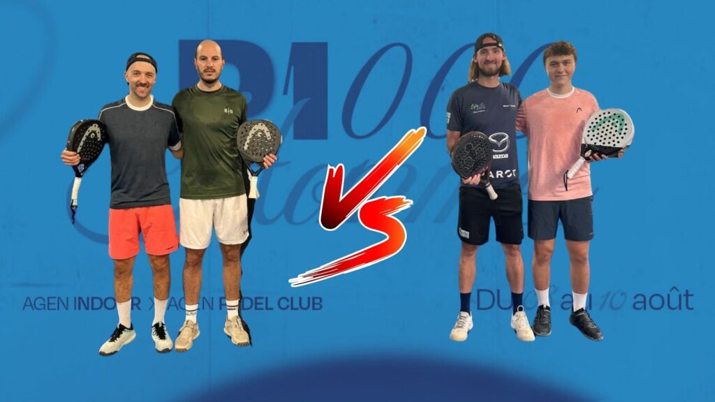 P1000 Agen Padel Club - Les favoris au rendez-vous de la finale
