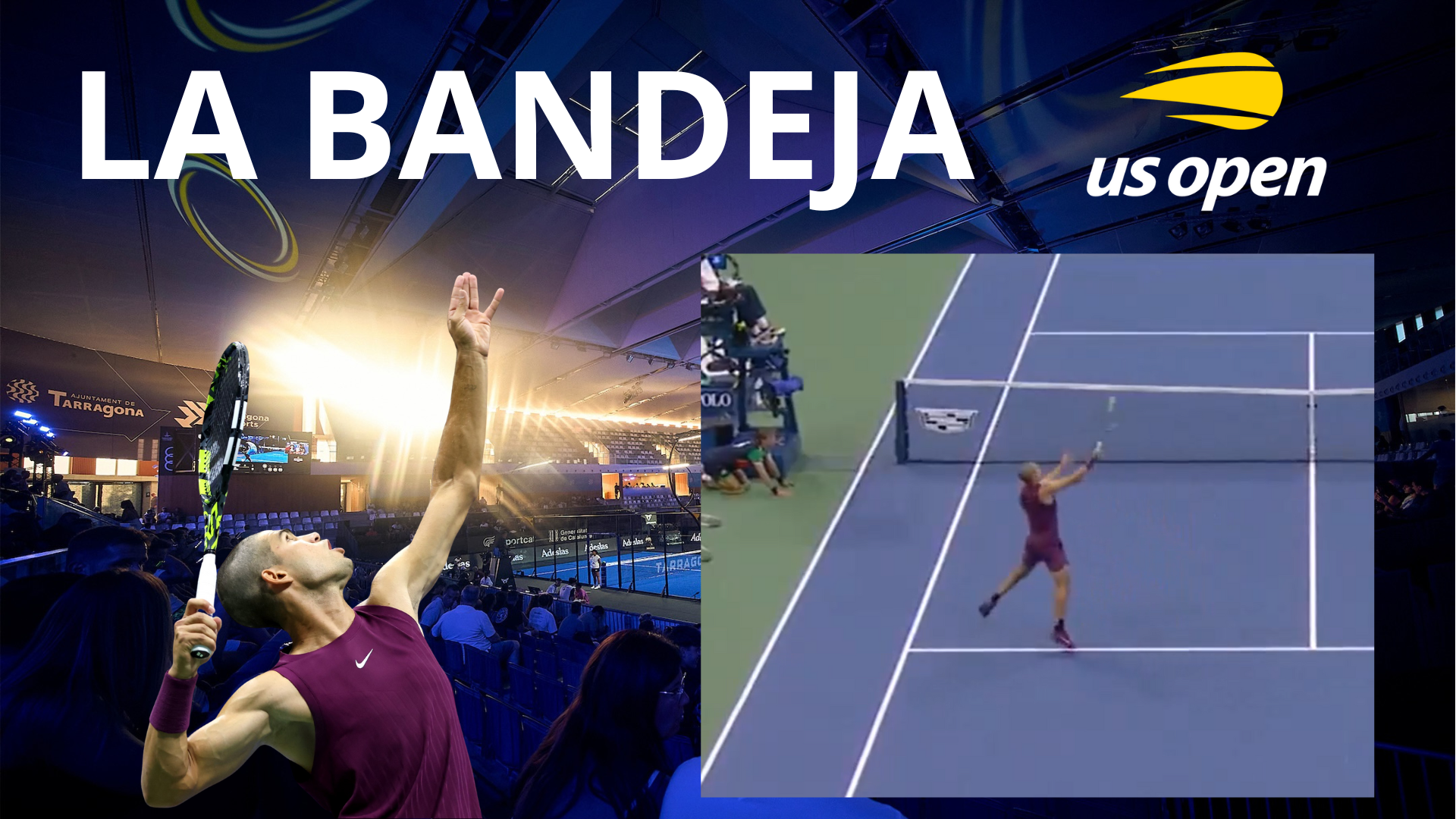 Carlos Alcaraz sort une bandeja… au cœur de l’US Open !