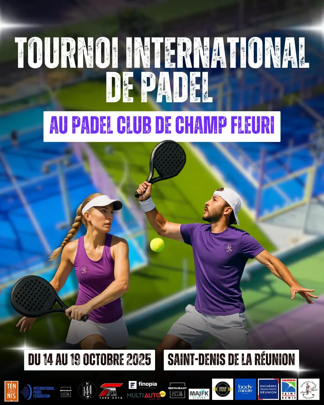 Deux FIP Silver à La Réunion : le padel en fête en octobre 2025 | Padel Magazine Deux FIP Silver à La Réunion : le padel en fête en octobre 2025