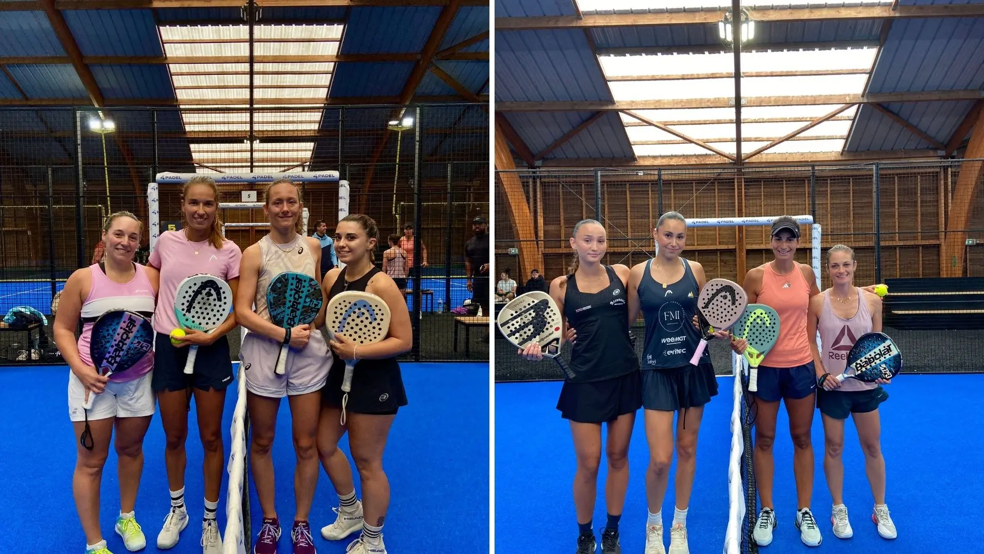 Les favorites au rendez-vous de la finale au P1500 4PADEL Torcy